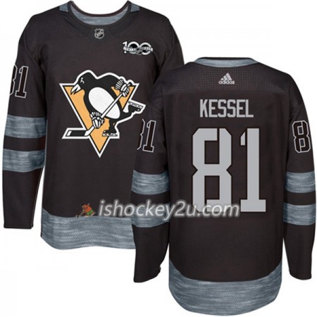 Mænd NHL Pittsburgh Penguins Trøje Phil Kessel 81 1917-2017 100th Anniversary Adidas Sort Authentic Mænd NHL Pittsburgh Penguins Trøje Phil Kessel 81 1917-2017 100th Anniversary Adidas Sort Authentic